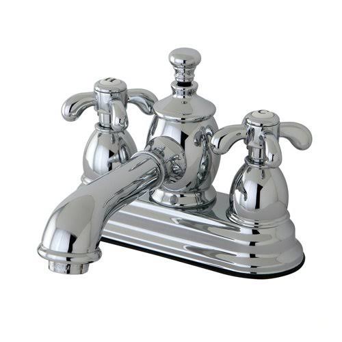 4 in. French Country Centerset Lavatory Faucet with Polished Chrome A58394