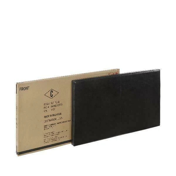 Black Faux Leather California King Bed J29322