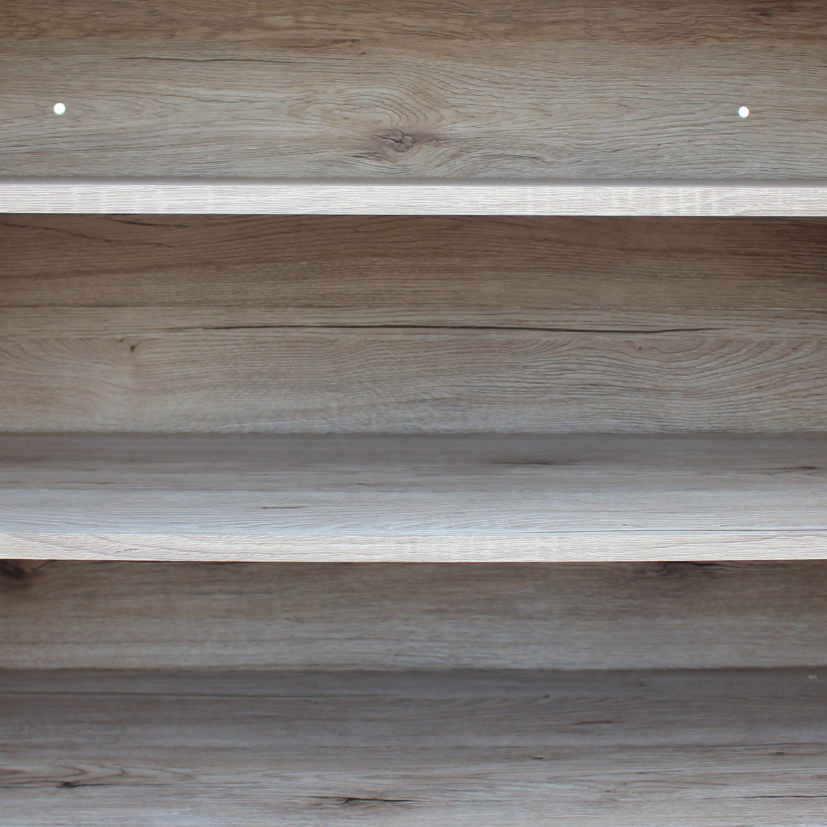 Walnut + Sonoma Oak 3-Shelf Faux Wood Cabinet L36760