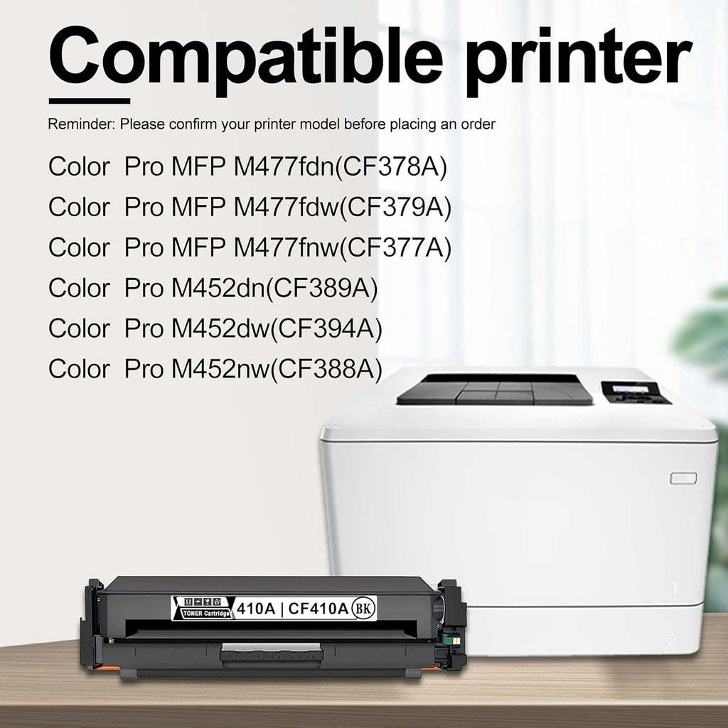 2 Black 410A Toner Cartridge Pack of 2 Y562222