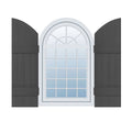 Vinyl Board-n-Batten Shutters with Archtop J457
