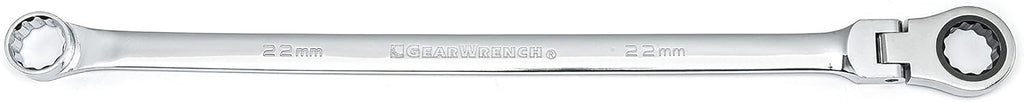12 Pt. XL Flex Head Double Box Ratcheting Wrench, 22mm, Pack of 2 O343425