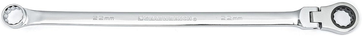 12 Pt. XL Flex Head Double Box Ratcheting Wrench, 22mm, Pack of 2 O343425