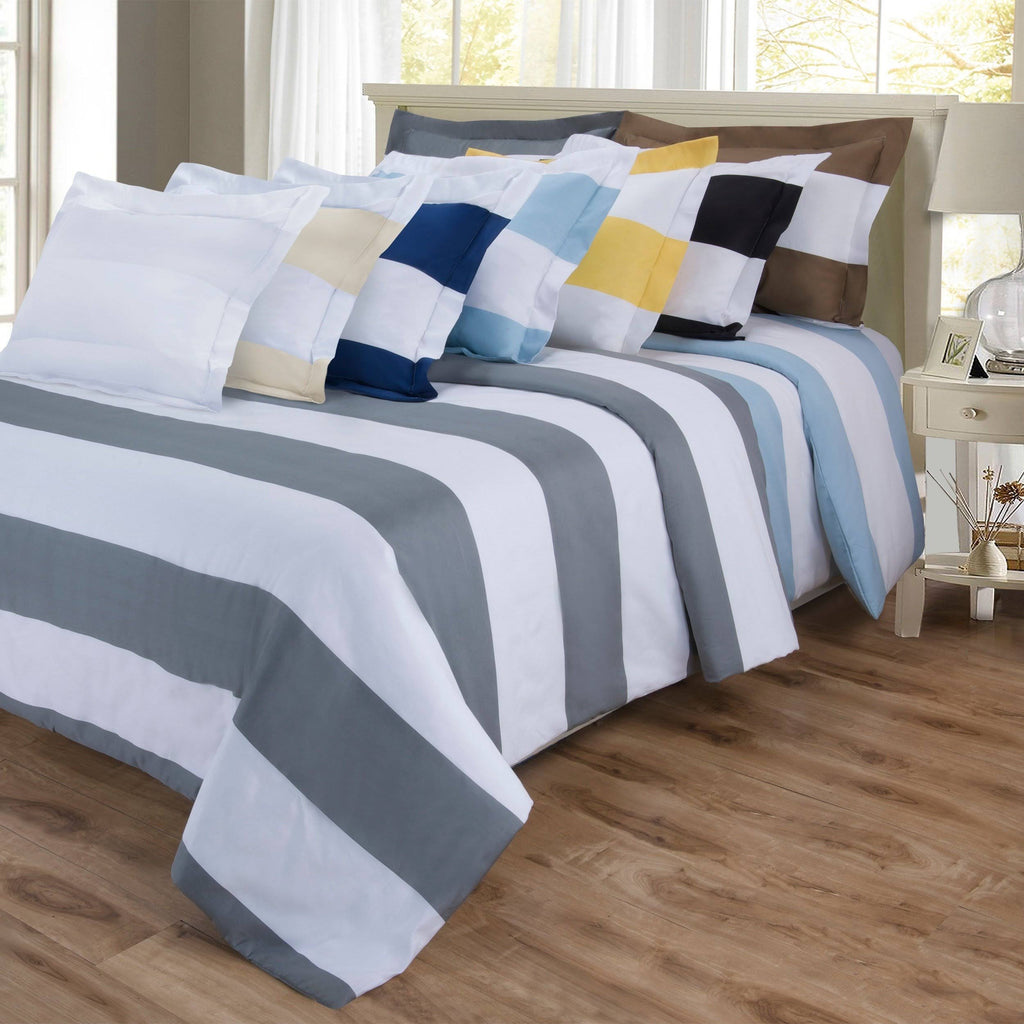 Cotton Rich Duvet Cover Set, Full/Queen O98908