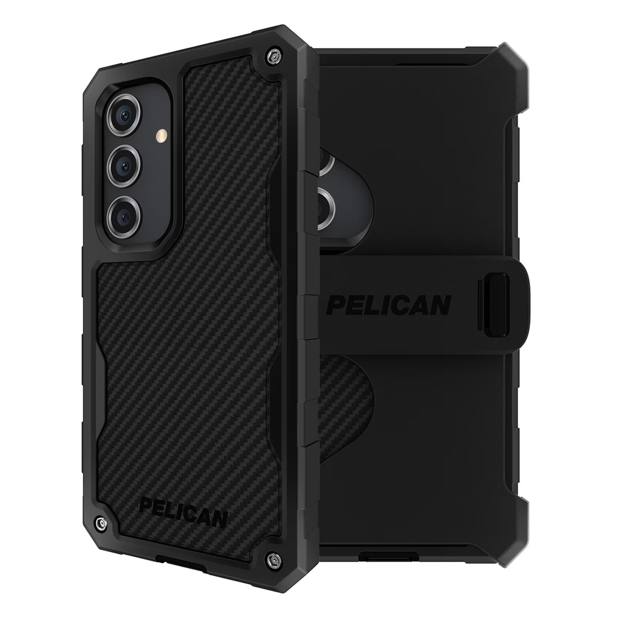 Carbon Samsung Galaxy S24 Case with Belt Clip Holster T991489