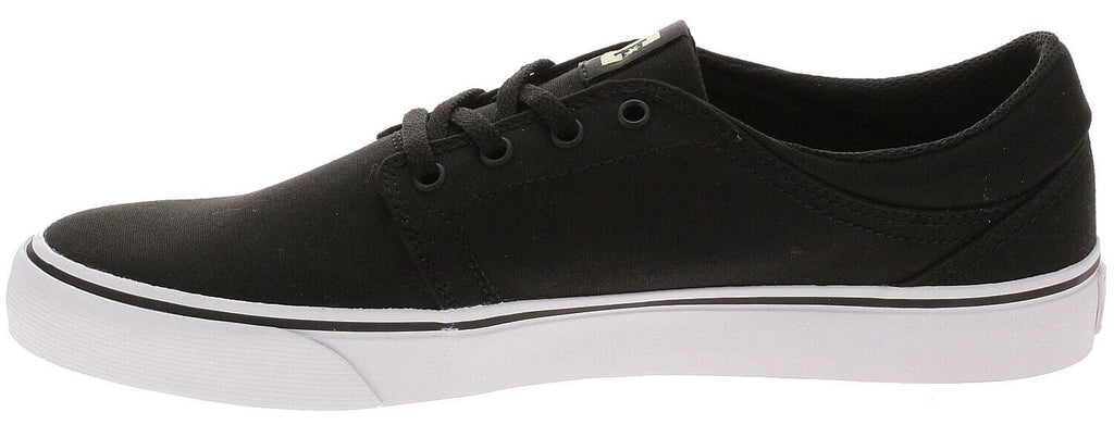 Black Canvas Low Skate Trainers Shoes Size 11.5 V304