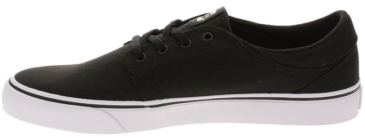 Black Canvas Low Skate Trainers Shoes Size 11.5 V304