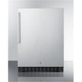 24 in. Outdoor Built-in All Refrigerator with Lock - Stainless Steel Y6090