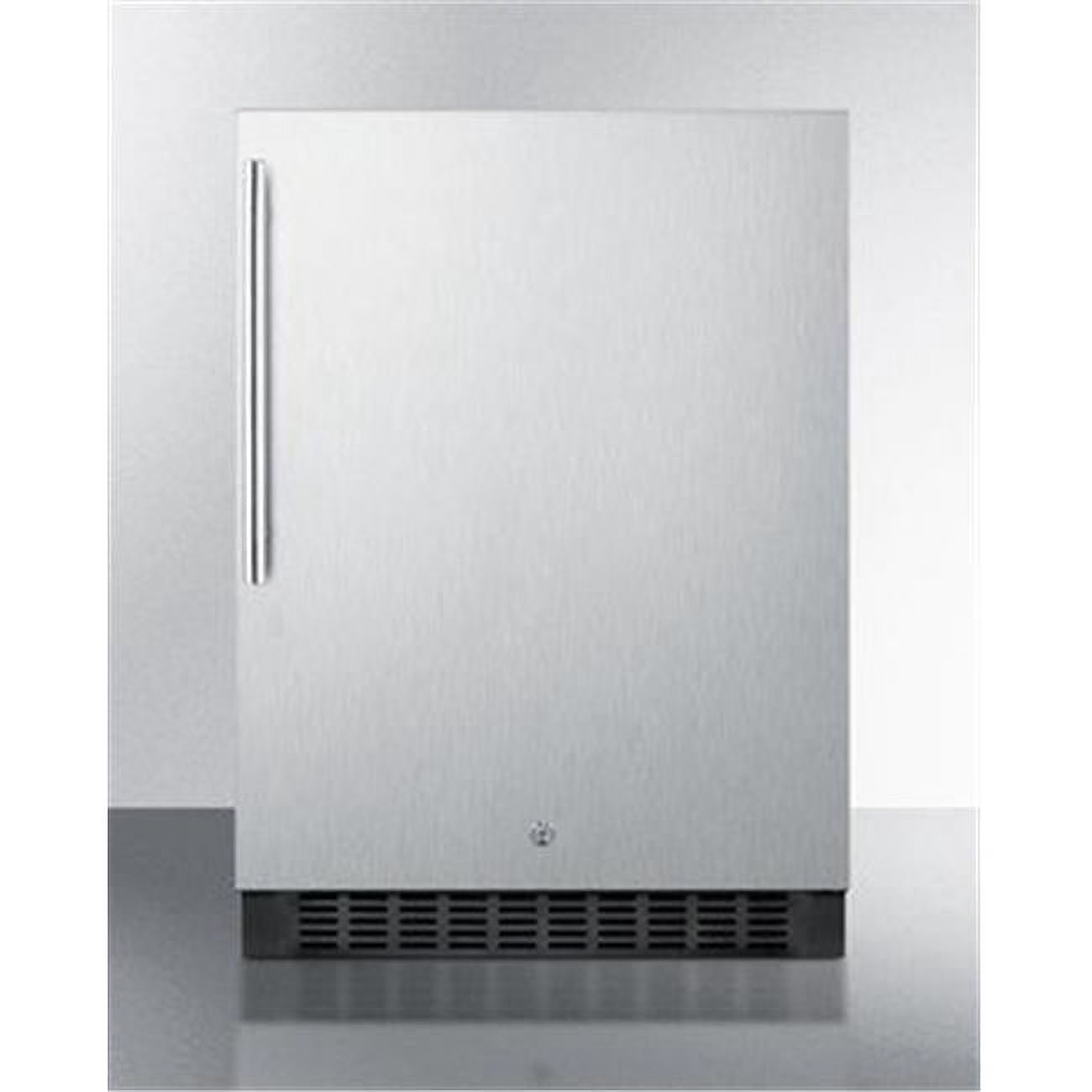 24 in. Outdoor Built-in All Refrigerator with Lock - Stainless Steel Y6090
