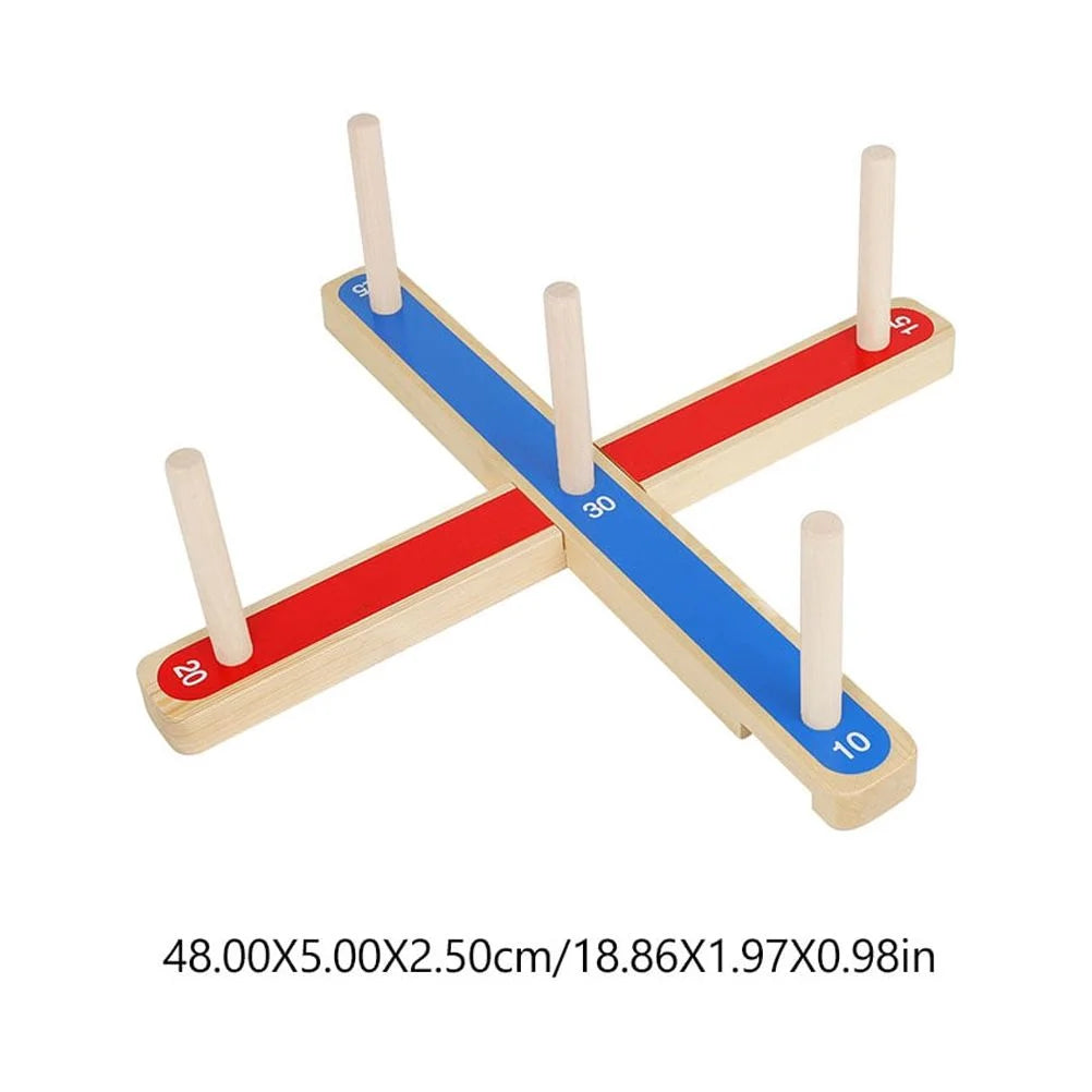 Earth Tones Ring Toss Toy Game P135