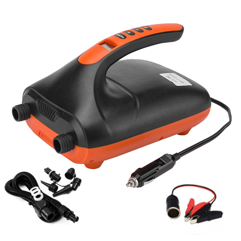 20PSI Double Stage Portable Air Pump with 6PCS Nozzles G844