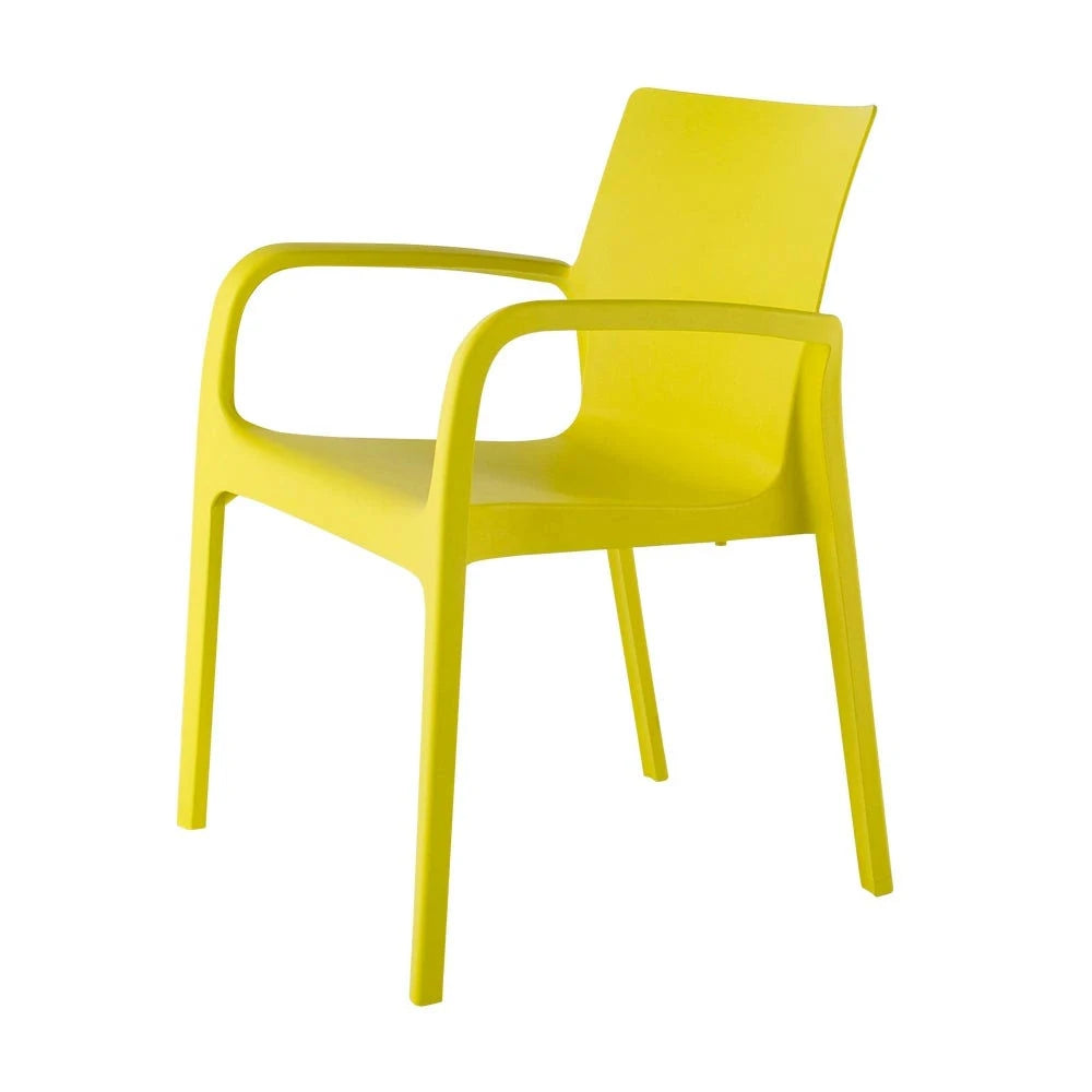Red Stackable Dining Armchair, Set of 2 T595
