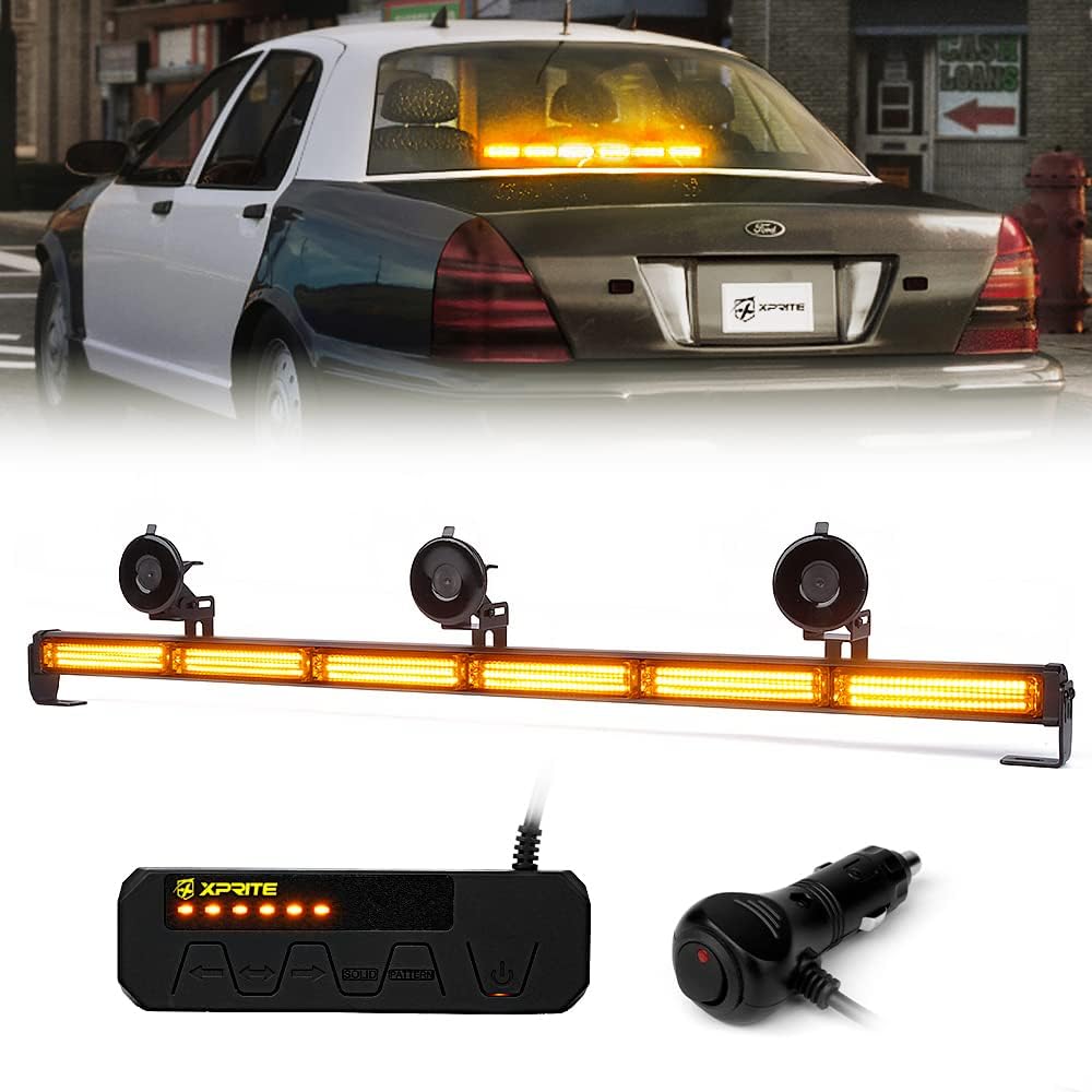 35" COB LED Emergency Traffic Advisor Strobe Light Bar with Controller G43272