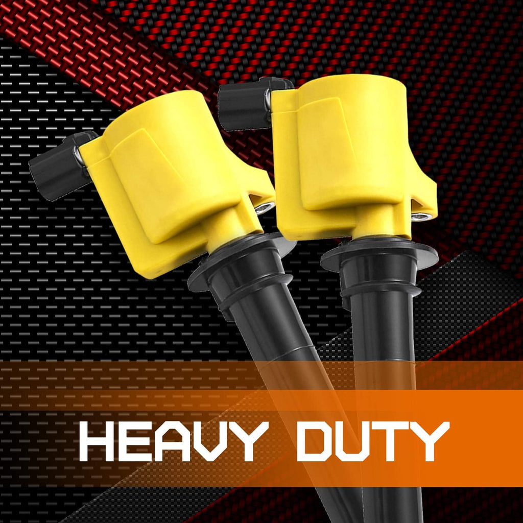 Heavy Duty Set of 6 Ignition Coil Pack Compatible with Ford Mazda Mercury 3.0L V6 Replacement A7334