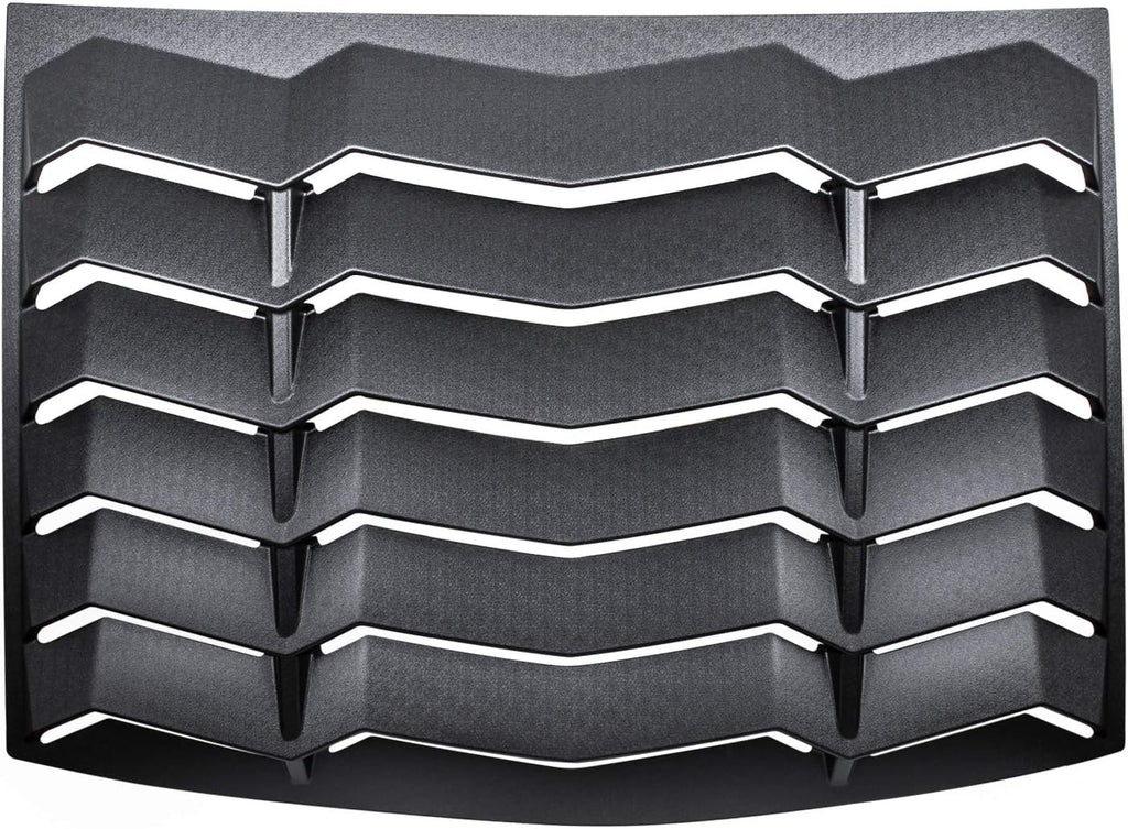 Rear Window Louver Windshield Sun Shade Cover (ABS Matte Black) F104292