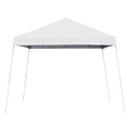 White Angled Leg Instant Canopy Tent Shelter T10094