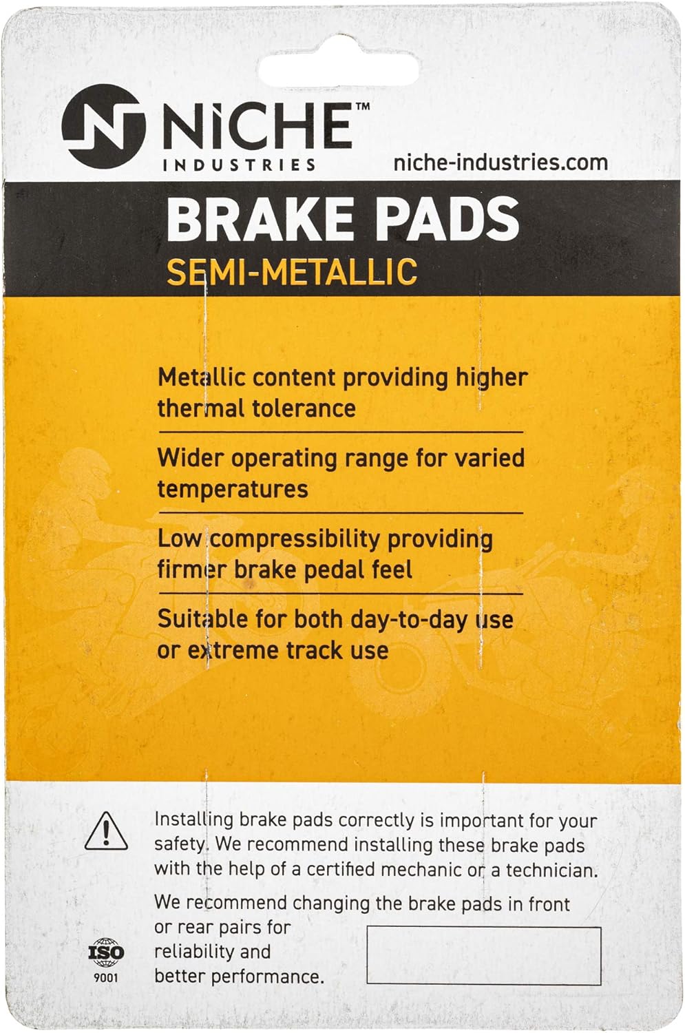 Brake Pad Set Rear Semi-Metallic 2 Pack R94204