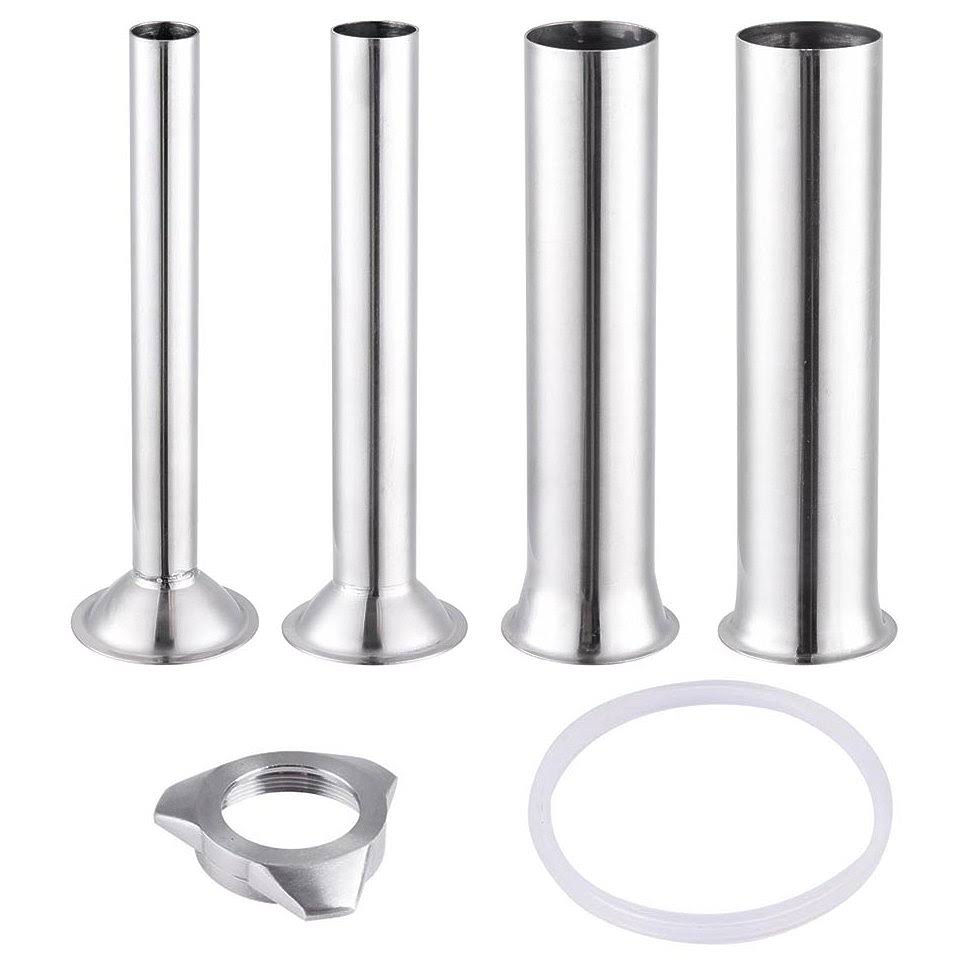 15L Electric Sausage Stuffer Vertical Stainless Steel Meat Filler with 4 Stuffing Tubes D925