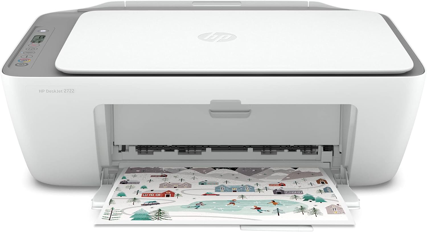 White Wireless Bluetooth Color Inkjet All-in-One Printer L112581
