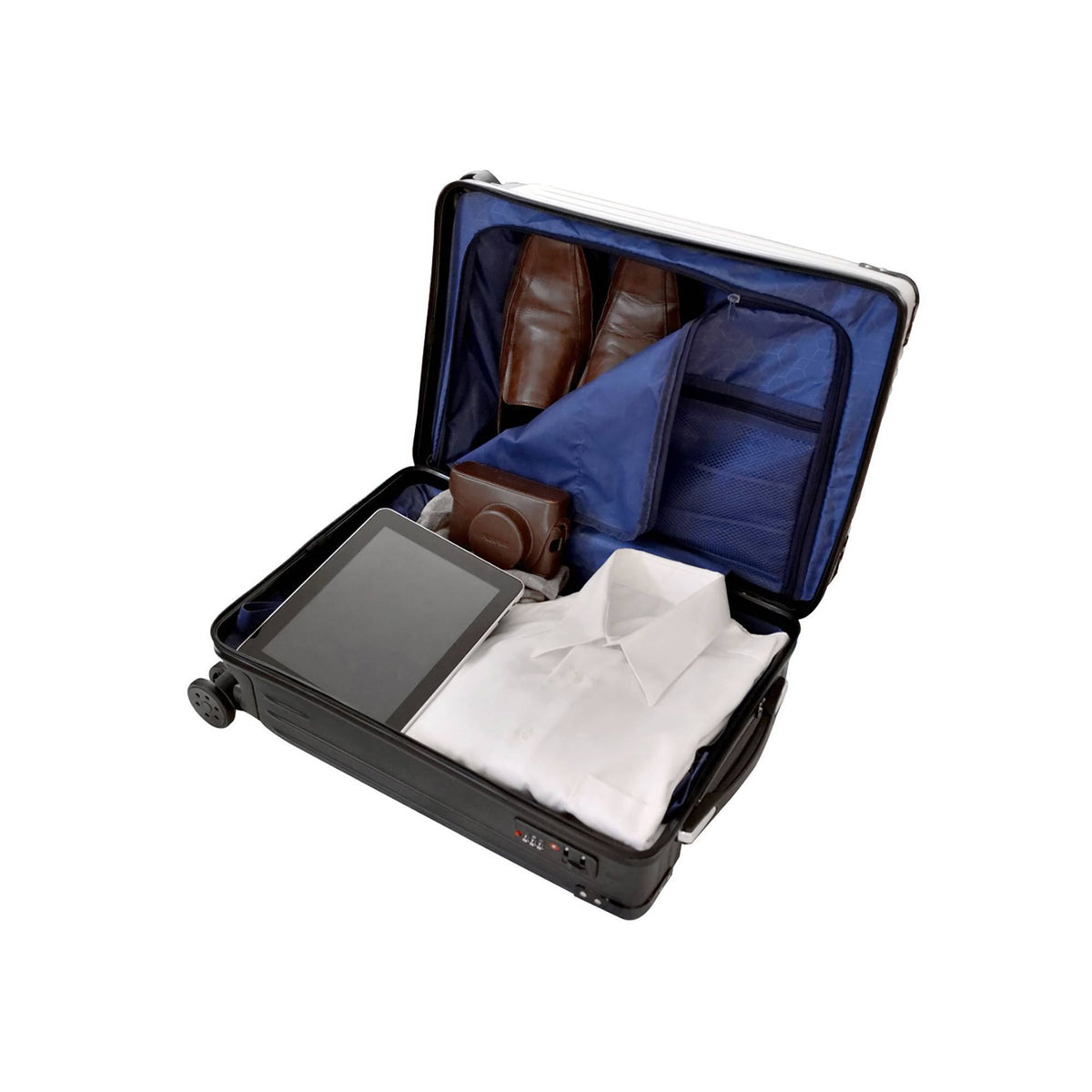 White Carry on Suitcase N67350