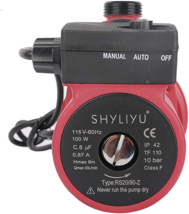 Water Pressure Booster Pump 115V 1 inch Outlet Cast Iron S68988