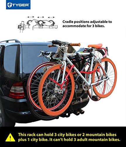 3-Bike Hitch Mount Bicycle Carrier Rack V307340