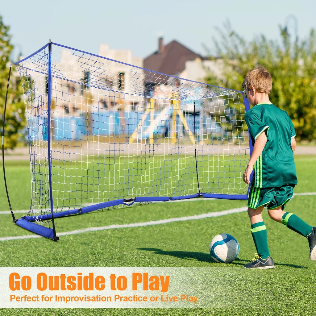 12 x 6 ft Portable Soccer Goal with Carry Bag P351987