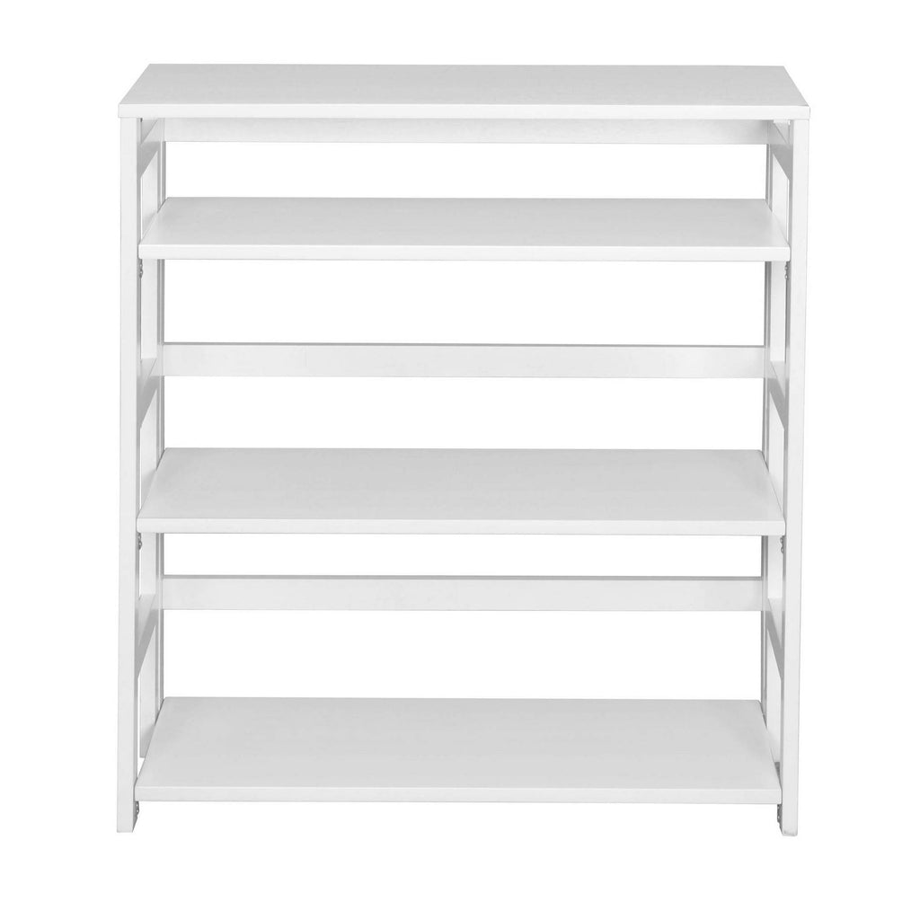 White Folding Bookcase I911