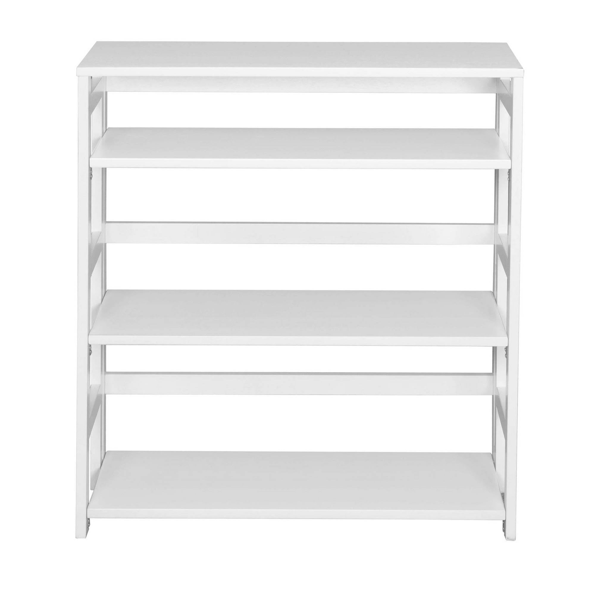 White Folding Bookcase I911