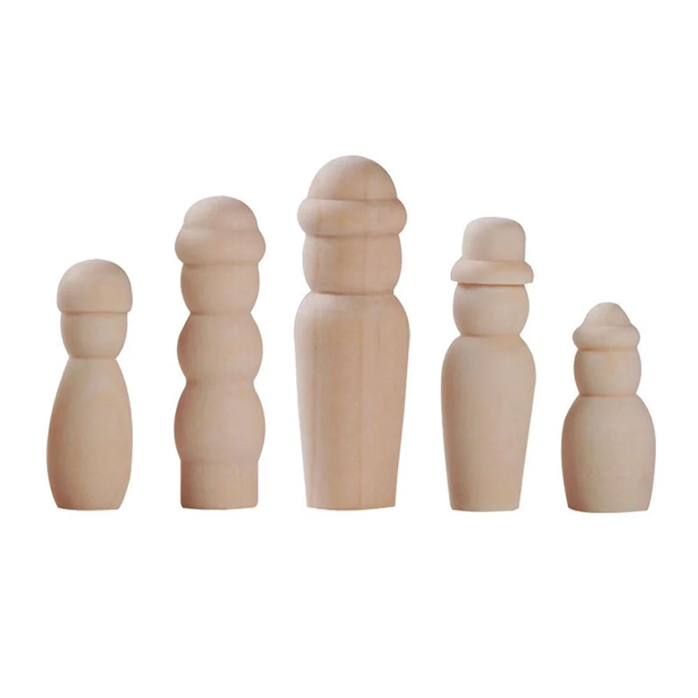 20 in 1 DIY Wooden Doll Bodies C324280