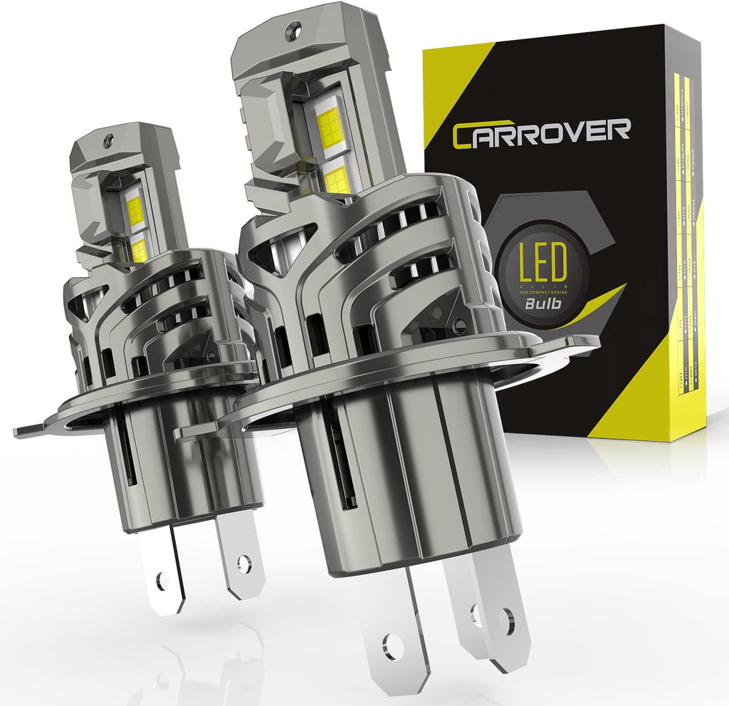 CAR ROVER H4/9003/HB2 LED Headlight Bulbs, 6000K Cool White Conversion Kit Pack of 2 Y3937