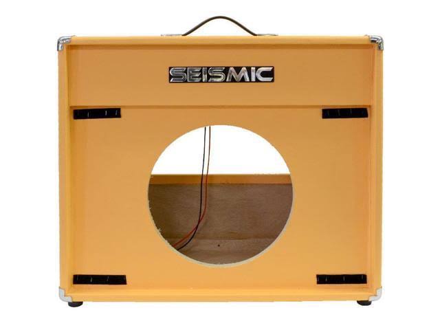 Vintage Orange 1x12x22 Empty Guitar Speaker Cabinet B567