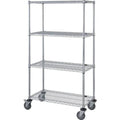 Mobile Wire Stem Caster Cart A571