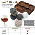 Whiskey Stones, 9 pcs Reusable Ice Cubes, Grey Chilling Stone with Velvet Carrying Pouch, Gift Set Pack of 2 X858655