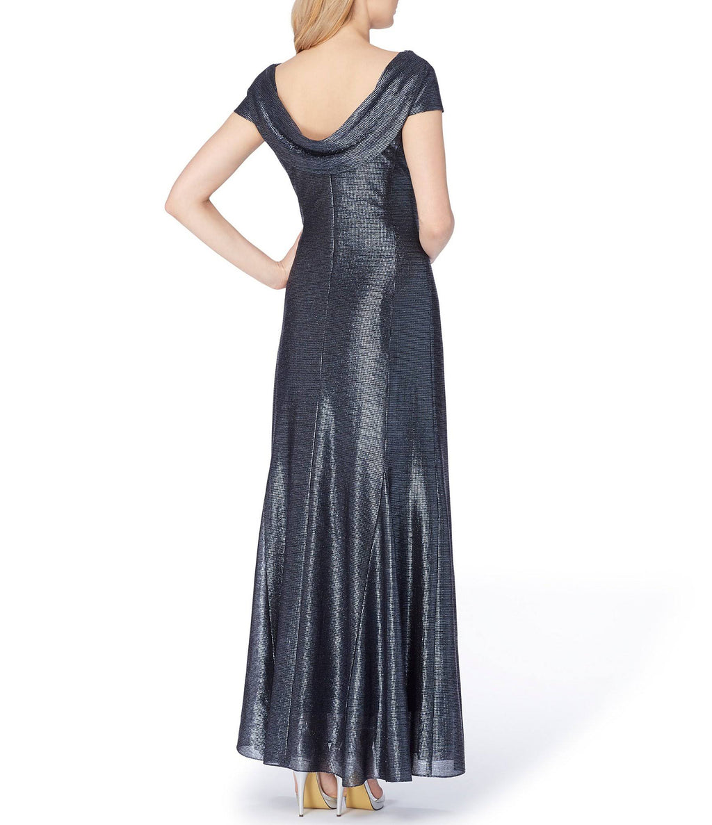Metallic Knit Gown M74165