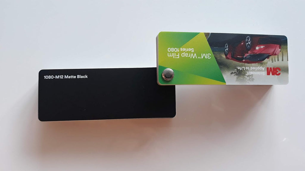 Matte Black 5ft x 3ft Car Wrap Vinyl Film Pack of 2 D56645