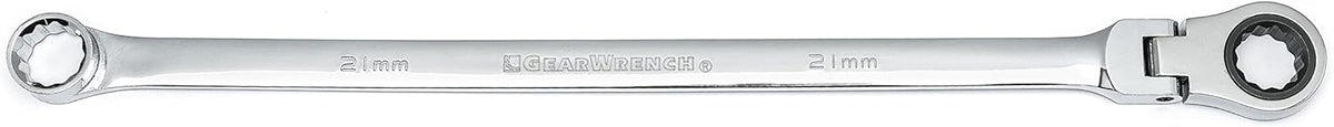 12 Pt. XL Flex Head Double Box Ratcheting Wrench, 22mm, Pack of 2 O343425
