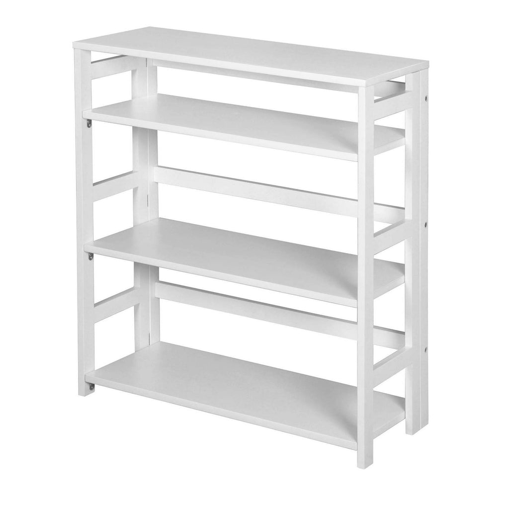 White Folding Bookcase I911