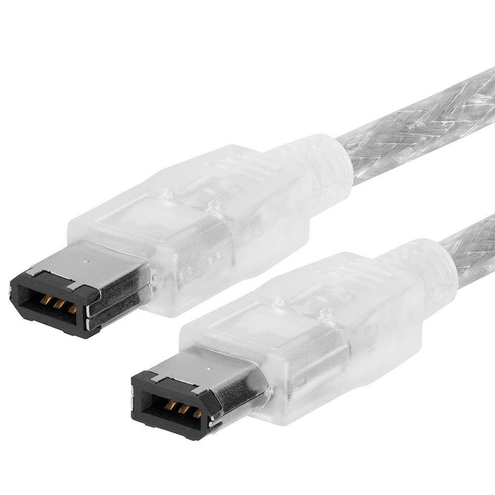 Clear 15ft Firewire DV Cable I484