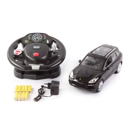 Black Porsche Cayenne Steering Wheel Remote-Control Car Z71490