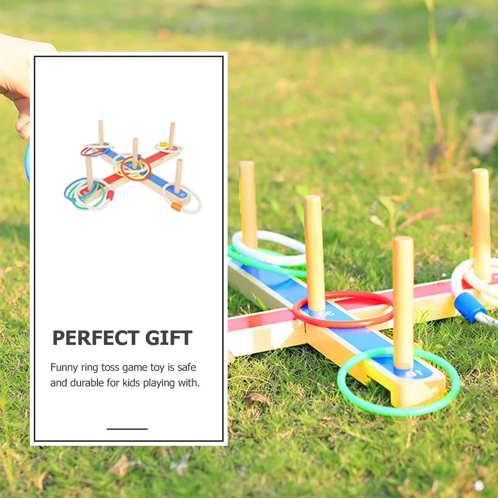 Earth Tones Ring Toss Toy Game P135