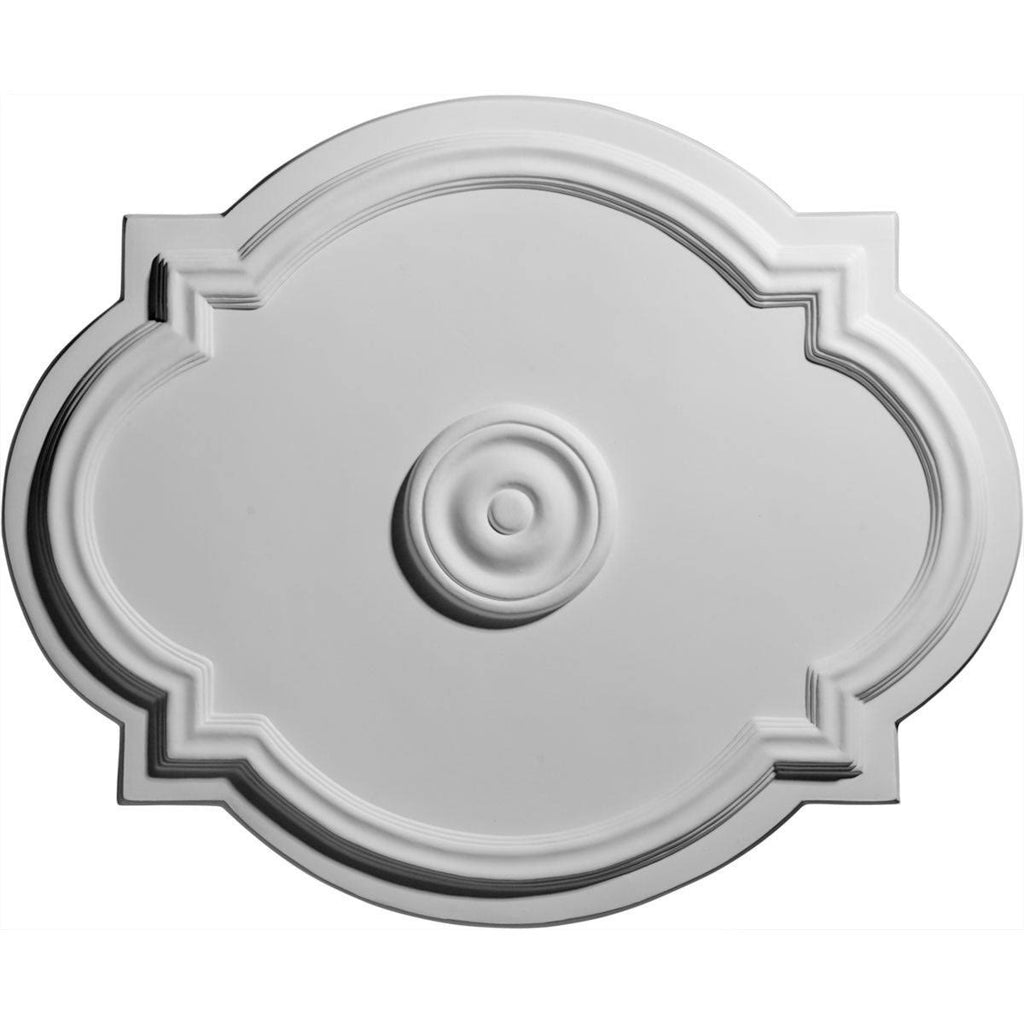 21 1/4 inchw x 17 3/8 inchh x 1 inchp Ceiling Medallion S1898