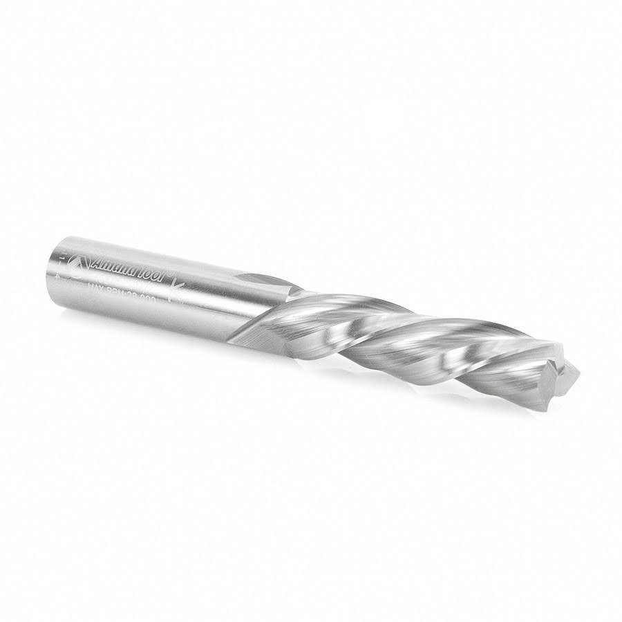 Solid Carbide Spiral Plunge 1/2 Dia x 2 inch x 1/2 Shank Down-Cut 3-Flute G143070