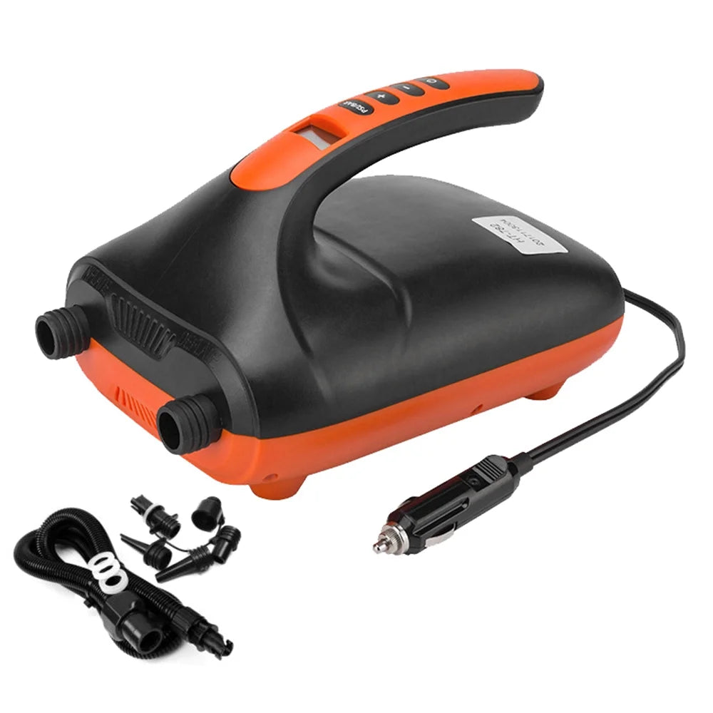 20PSI Double Stage Portable Air Pump with 6PCS Nozzles G844