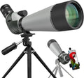 20-60X80 Spotting Scope with Tripod, Carry Bag, Dual Focusing and 24MM Big Eyepiece Q945