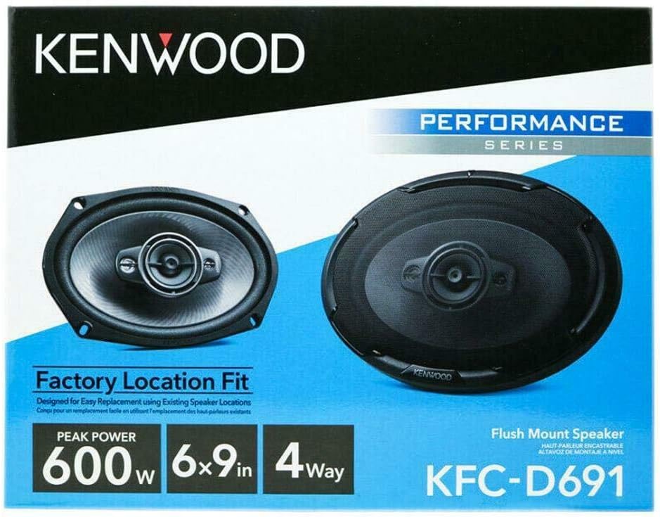 6 x 9 Inch 4 Way Car Audio Speaker Set Pack of 2 B87892