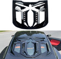 Rear Window Louvers ABS Material Matte Black M167606