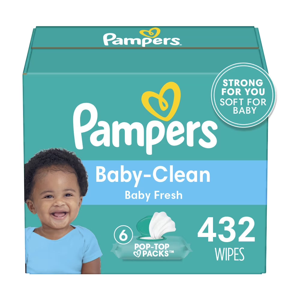Baby Fresh Scented Pop-Top Wipes 432 Count F1928