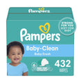 Baby Fresh Scented Pop-Top Wipes 432 Count F1928