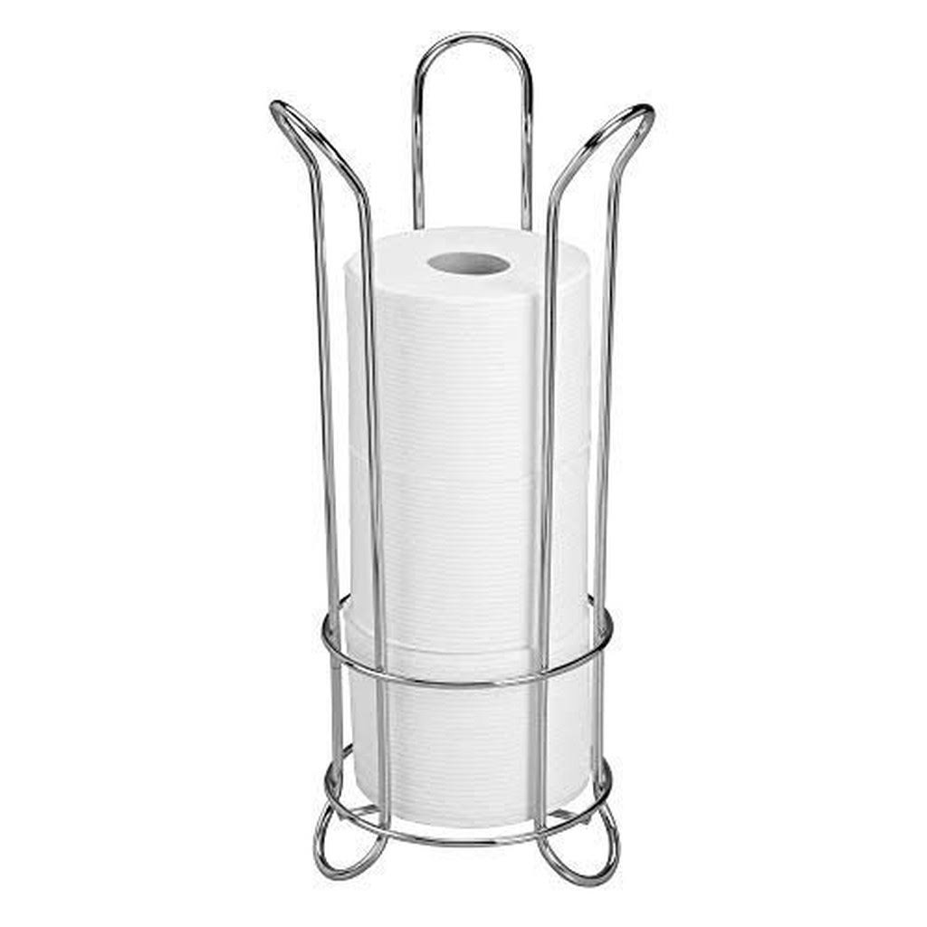 Metal Toilet Tissue Roll Reserve Compact Organizer O477957